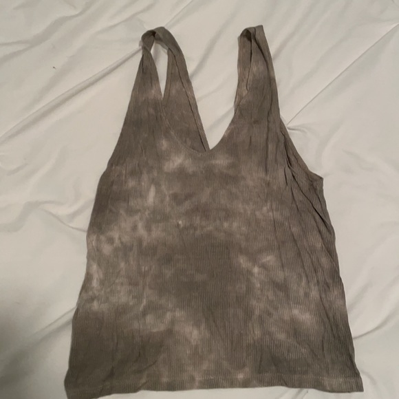 American eagle soft ribbed tie die crop top - Picture 2 of 3